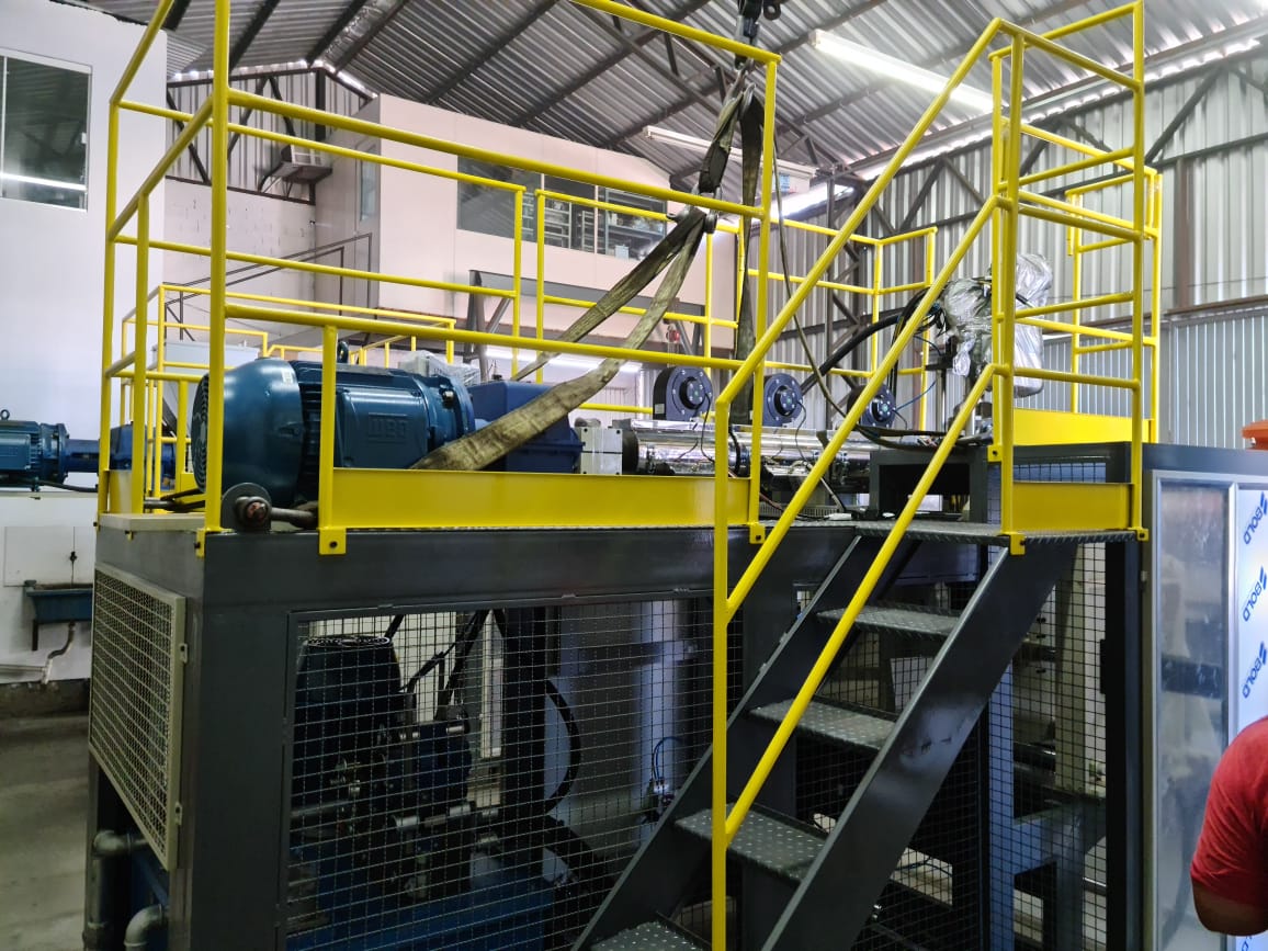 Sopradora MQS extrus�o - acumula��o